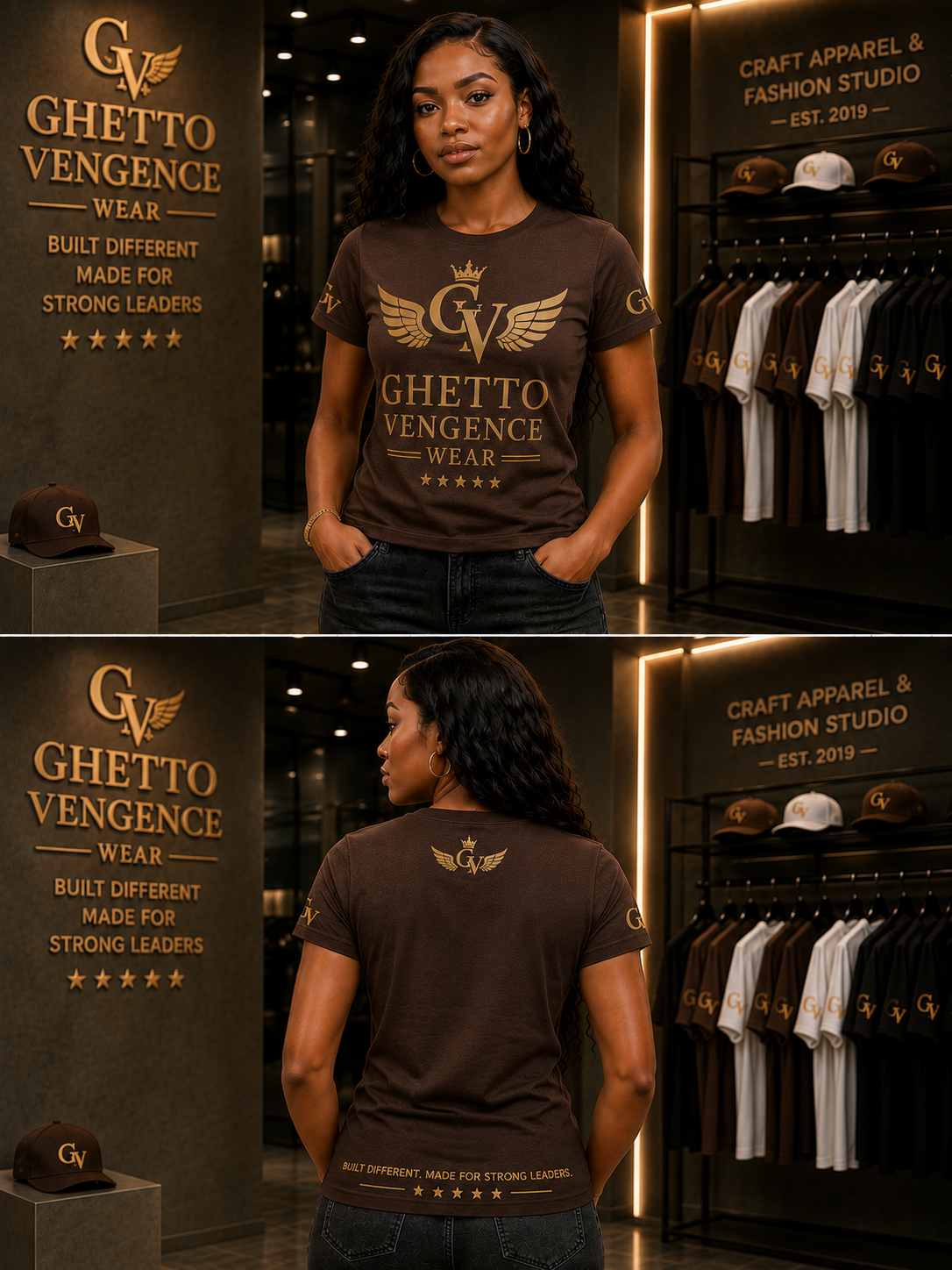 Ghetto Vengence Wear Womens TShirt