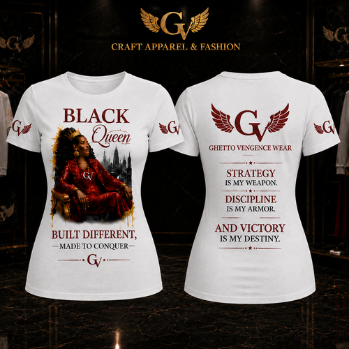 Black Queen Collection – Women's Premium Streetwear Set | Ghetto Vengence Wear