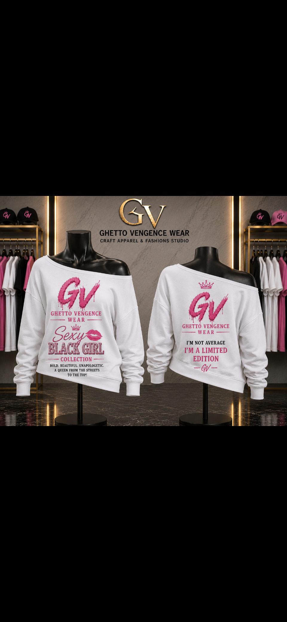 Ghetto Vengence Wear Sexy Black Girl Collection