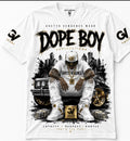 Ghetto Vengeance Wear Dope Boy Collection White T-Shirt